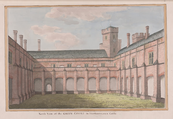 Herstmonceux Castle East Sussex North View of the Green Court
