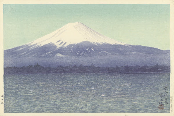 Het meer Kawaguchi 1937
