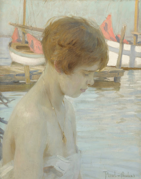 Young Girl At The Harbor