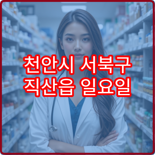 천안시 서북구 직산읍 일요일 영업 중인 당번 약국 정보