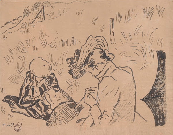 Landscape with Two Figures 1893