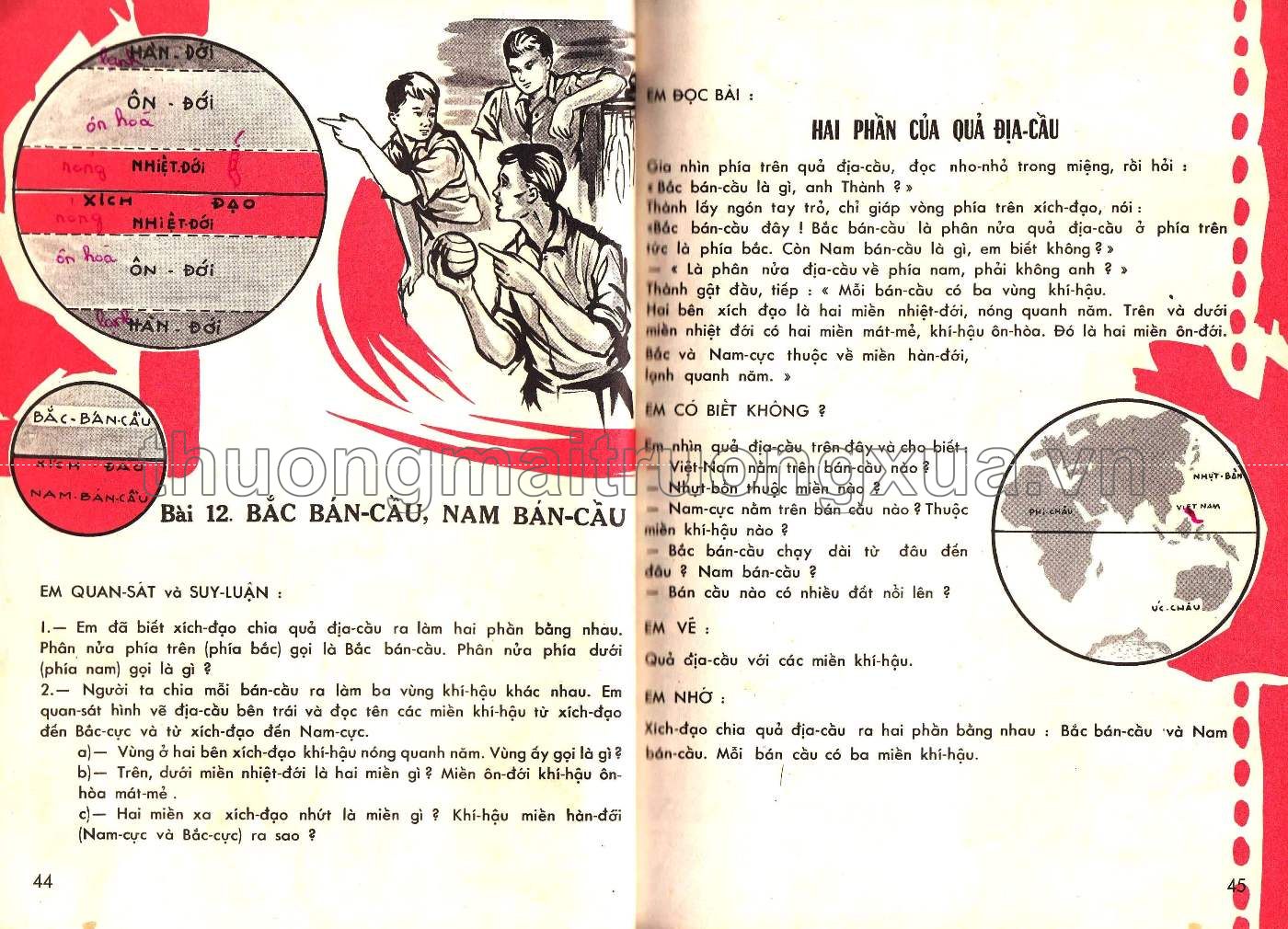 Em học địa lý lớp ba (1965) - Trang 23