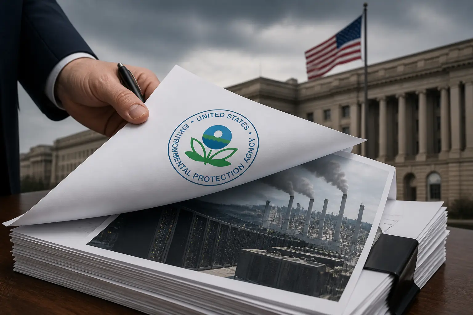 Editorial image for Trump EPA proposes rule to remove datacenter air pollution disclosure