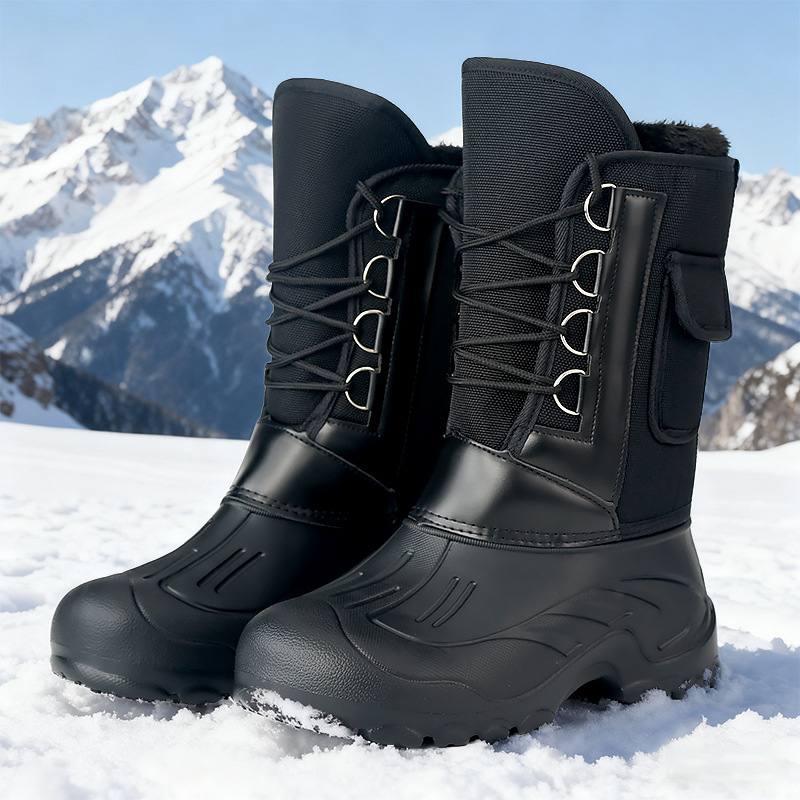 High Men's Winter Slip-On Boots
