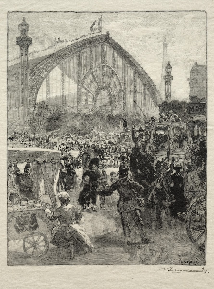 Leaving the 1889 Exhibition 1889