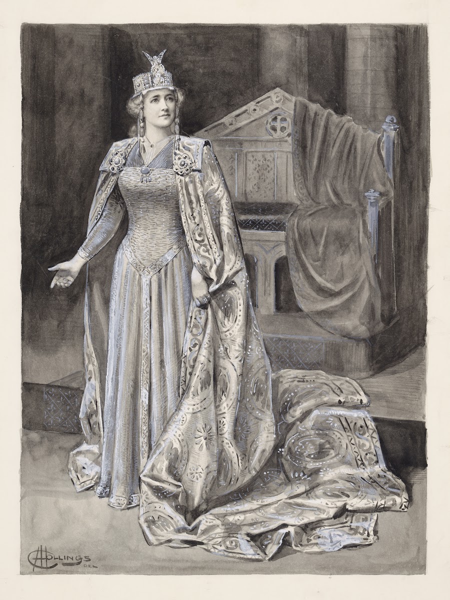 Miss Ellen Terry as Queen Katherine King Henry VIII 1892