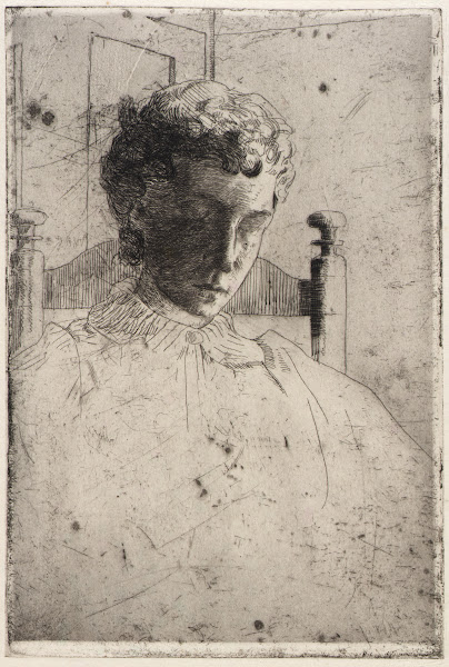 Woman Looking Down ca 1887 1893
