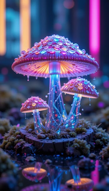 Mushroom Digital Art Picture