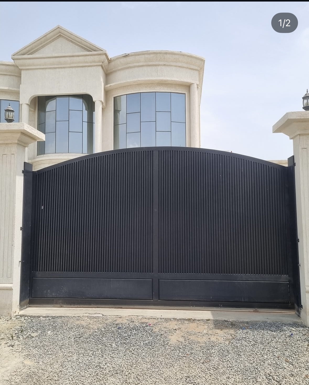 Arabic pattern gate metalwork Fujairah — Al Taher Group