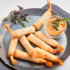 Vậy là hoàn thành rồi. Món này đơn giản cực kì, bạn có thể ăn vặt chấm cùng tương ớt, tương cà hay ăn với bún đều ngon cả.
