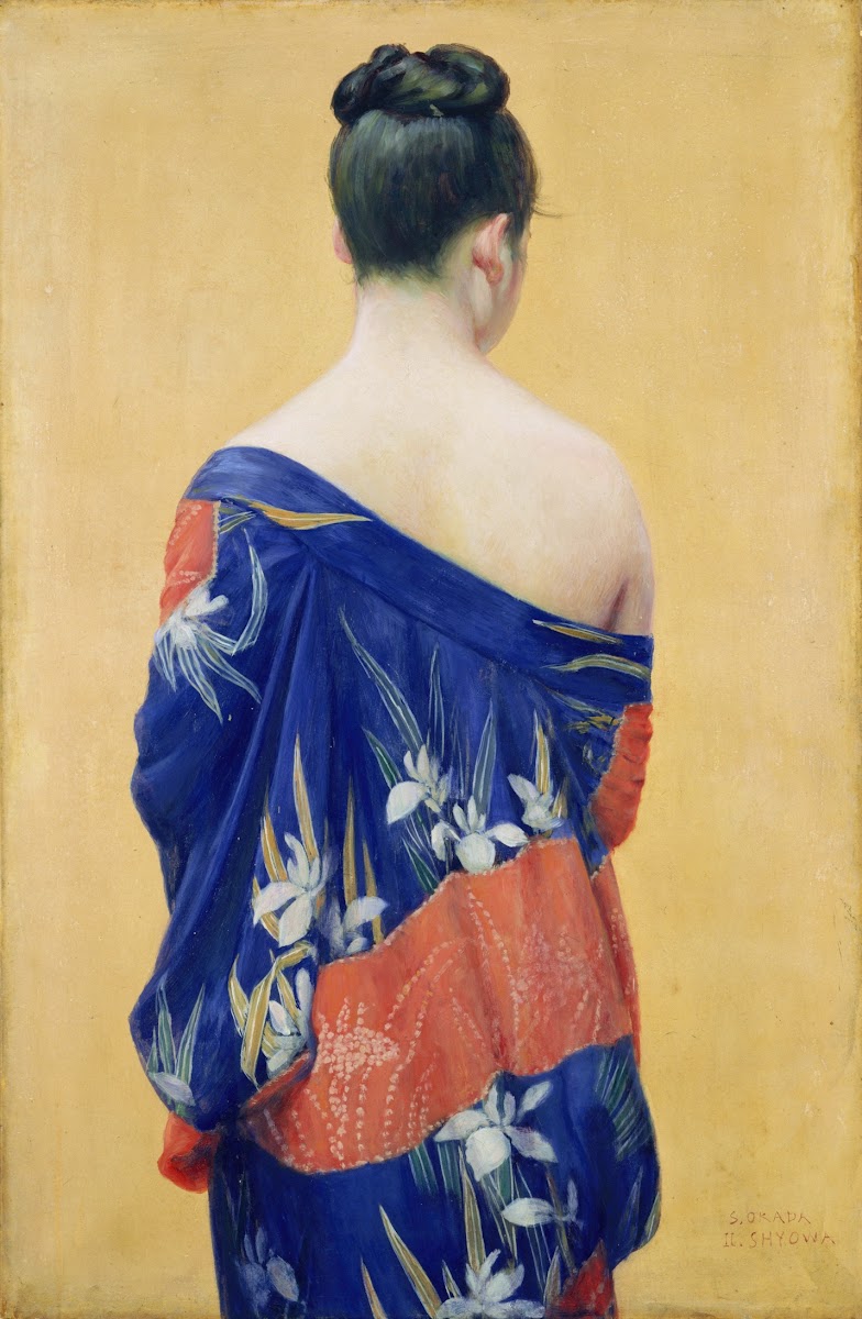 Kimono with Iris Pattern 1927