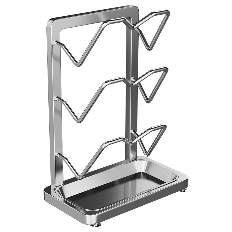 Stainless steel pot lid rack, multi-layer