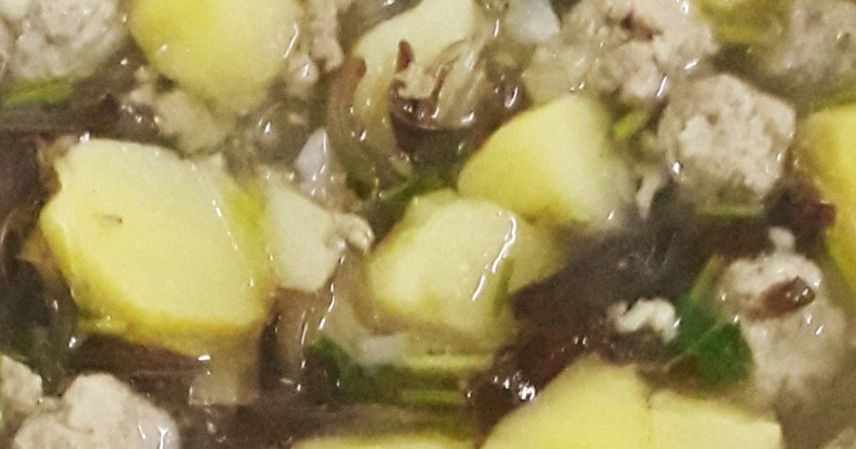 Khoai tây nấu miến