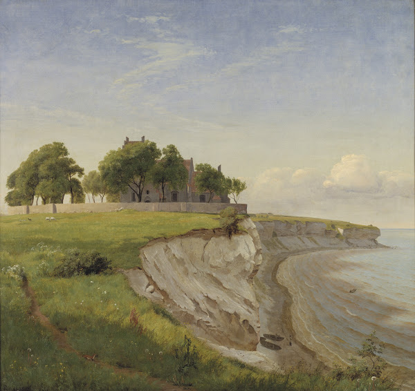 HøJerup Church On The Cliffs Of Stevns Zealand 1841   1842
