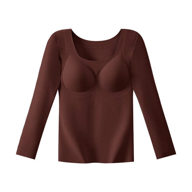 Women's thermal top, self-warming, antibacterial