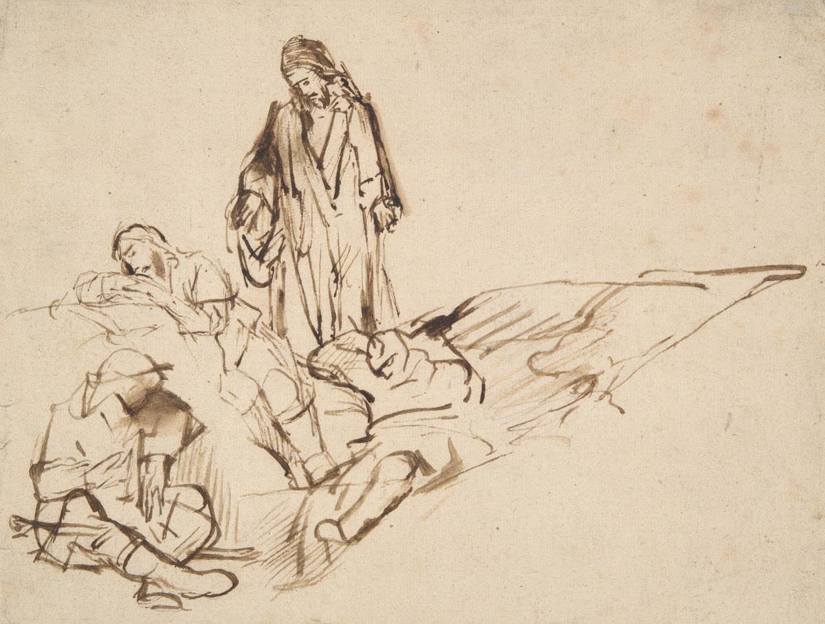 Study of Christ and the SleepingApostles