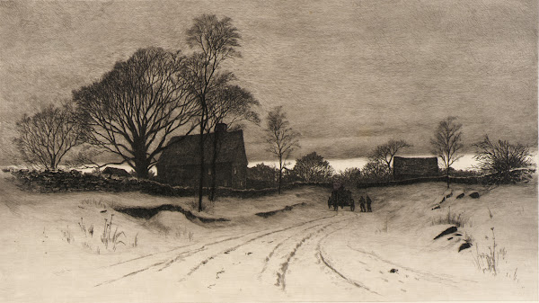 Rural Winter Scene 1888
