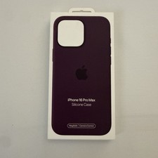 Apple Silicone Case for iPhone 16 Pro Max - Plum