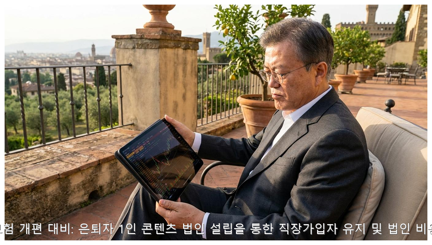 2026 건강보험료 0원 1인 법인 절세 가이드 핵심 안내 및 분석 인포그래픽 (2)