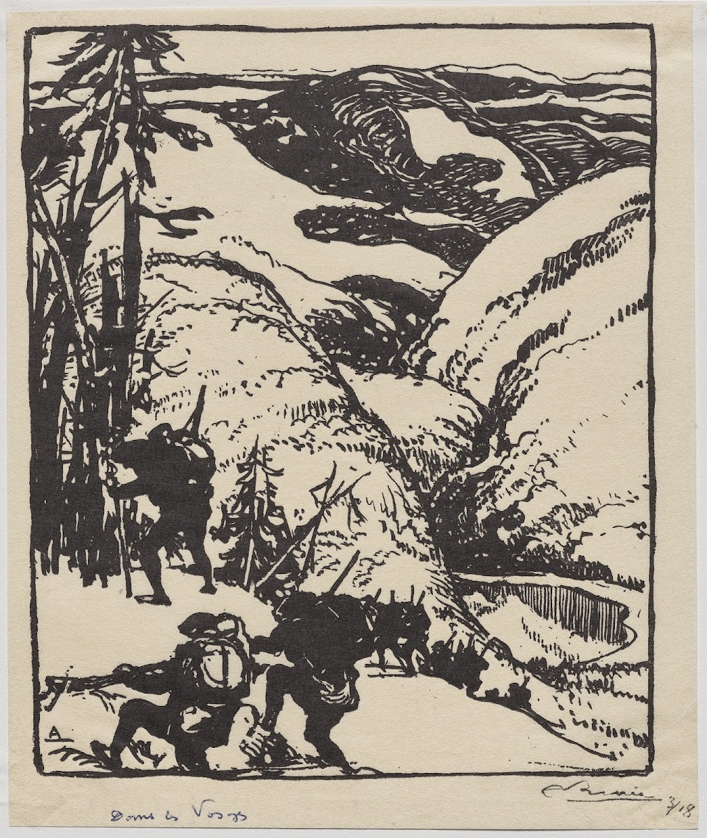 Dans les Vosges 1914