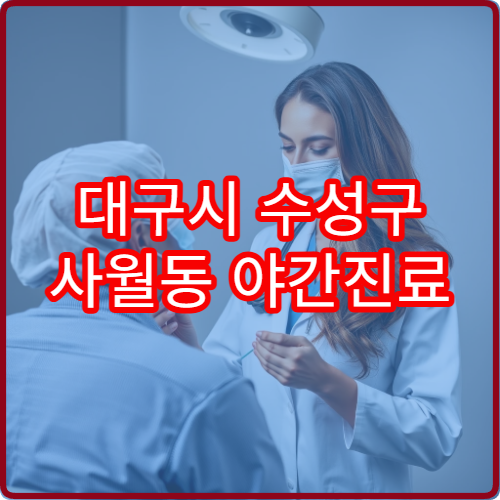 대구시 수성구 사월동 야간진료 치과 안내