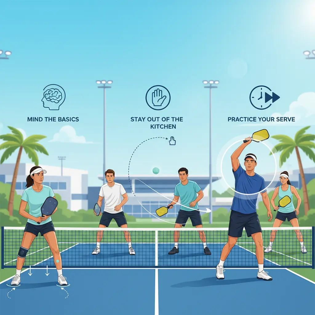 Tips bermain pickleball untuk pemula
