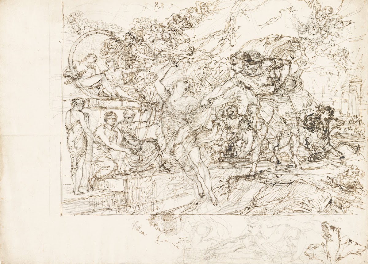 Orpheus and Eurydice in Hades c 18001805