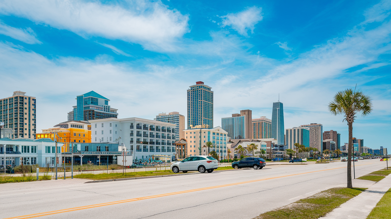 How Far Is Myrtle Beach from New Bern, NC?