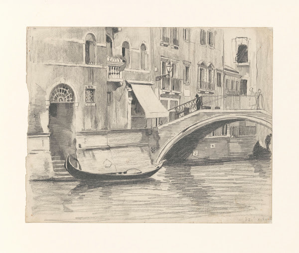 Gezicht in Venetië 1870 1923