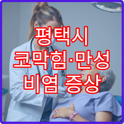 평택시 코막힘·만성 비염 증상 원인 분석 가능한 이비인후과 병원