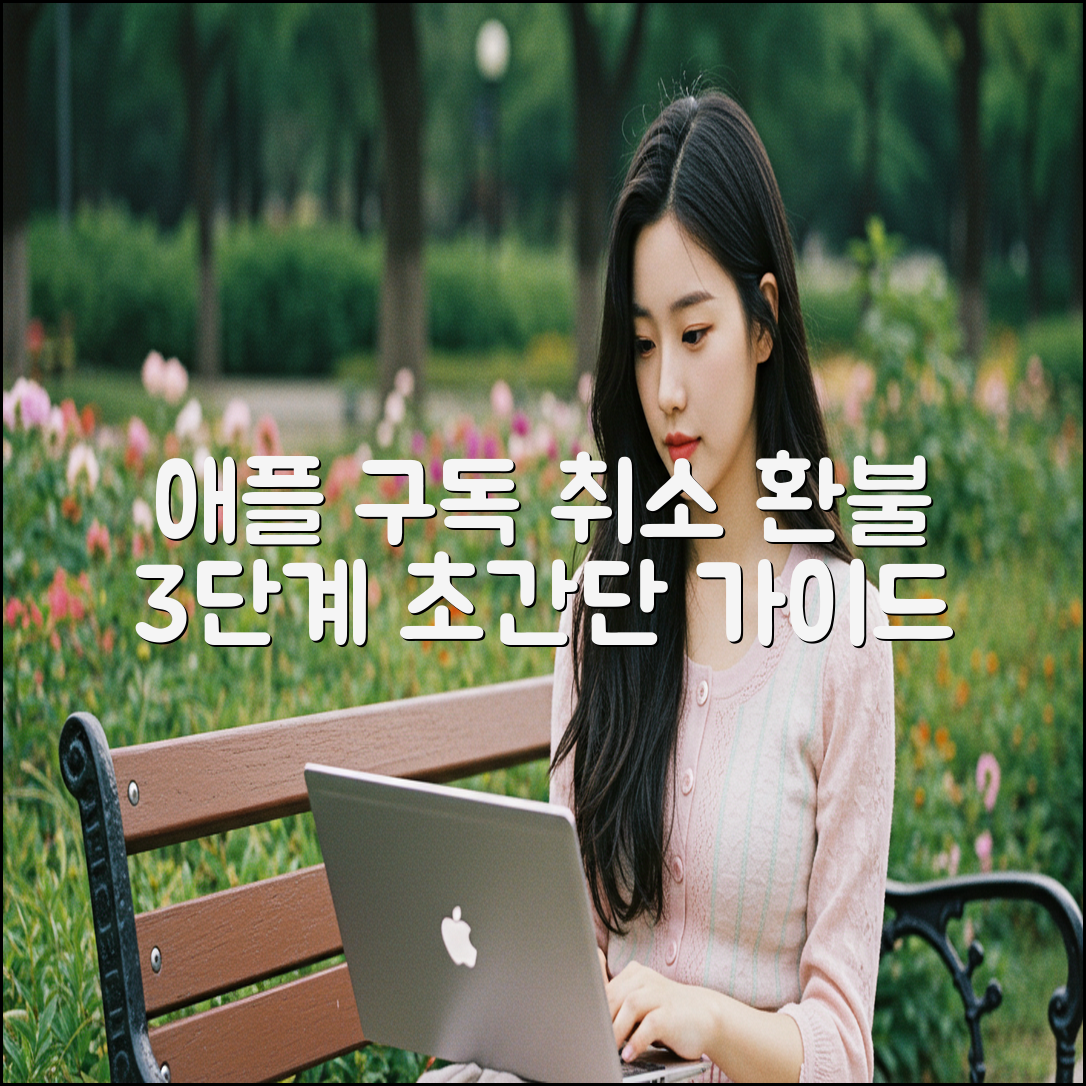 애플 앱스토어 구독 해지, 3단계 환불 가이드