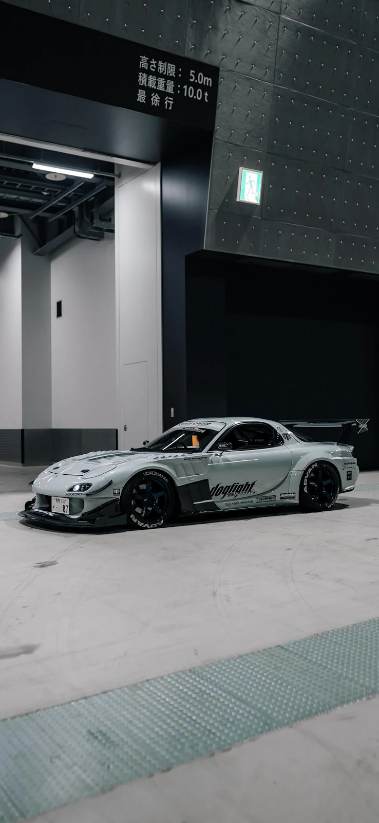 Modified Mazda RX-7 FD - Automotive Photography Full HD iPhone Wallpaper (1152x2498)