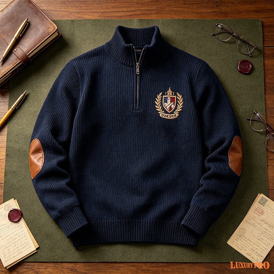 AOP corduroy button-down zipper long-sleeved shirt
