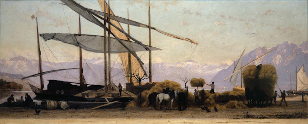 Unloading The Hay In Ouchy 1867