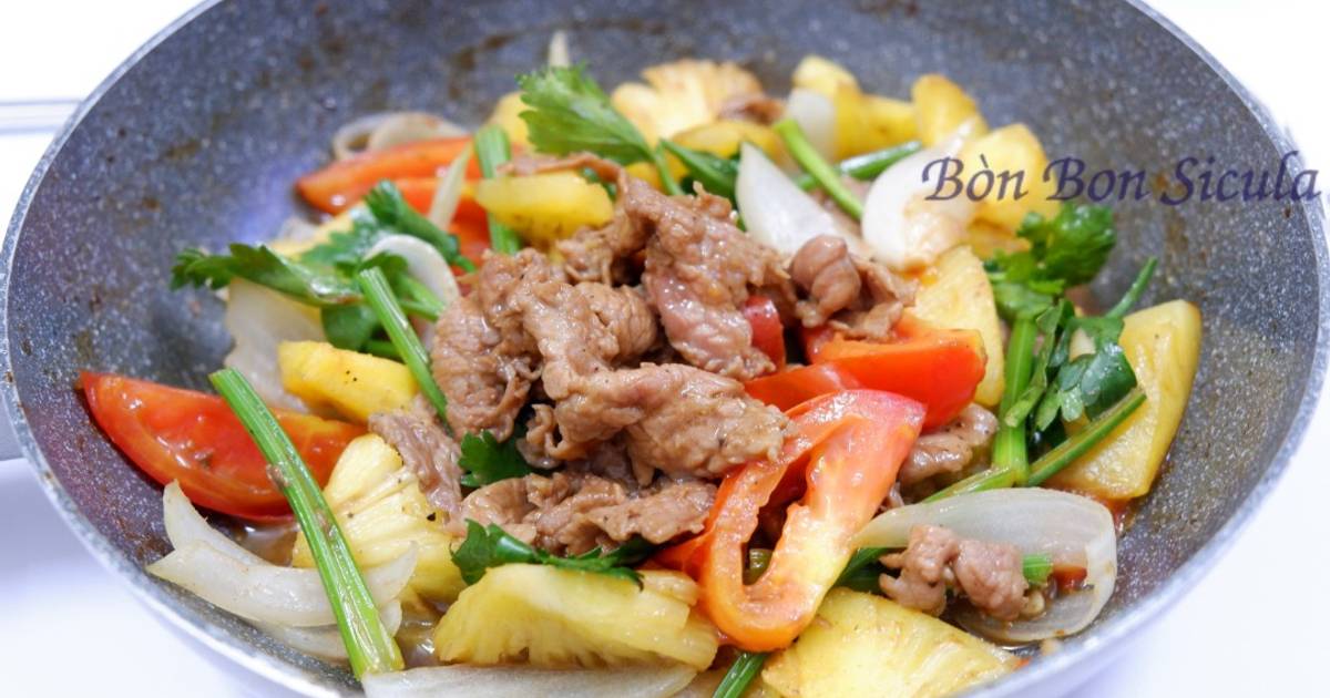 Bò Xào Thơm Cà