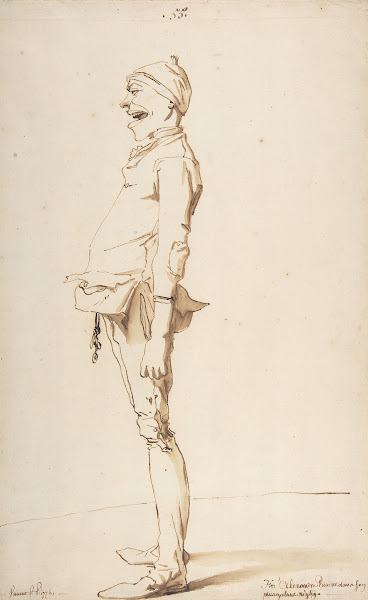 Caricature of the Artists Younger Brother Marie Alexandre François 1776