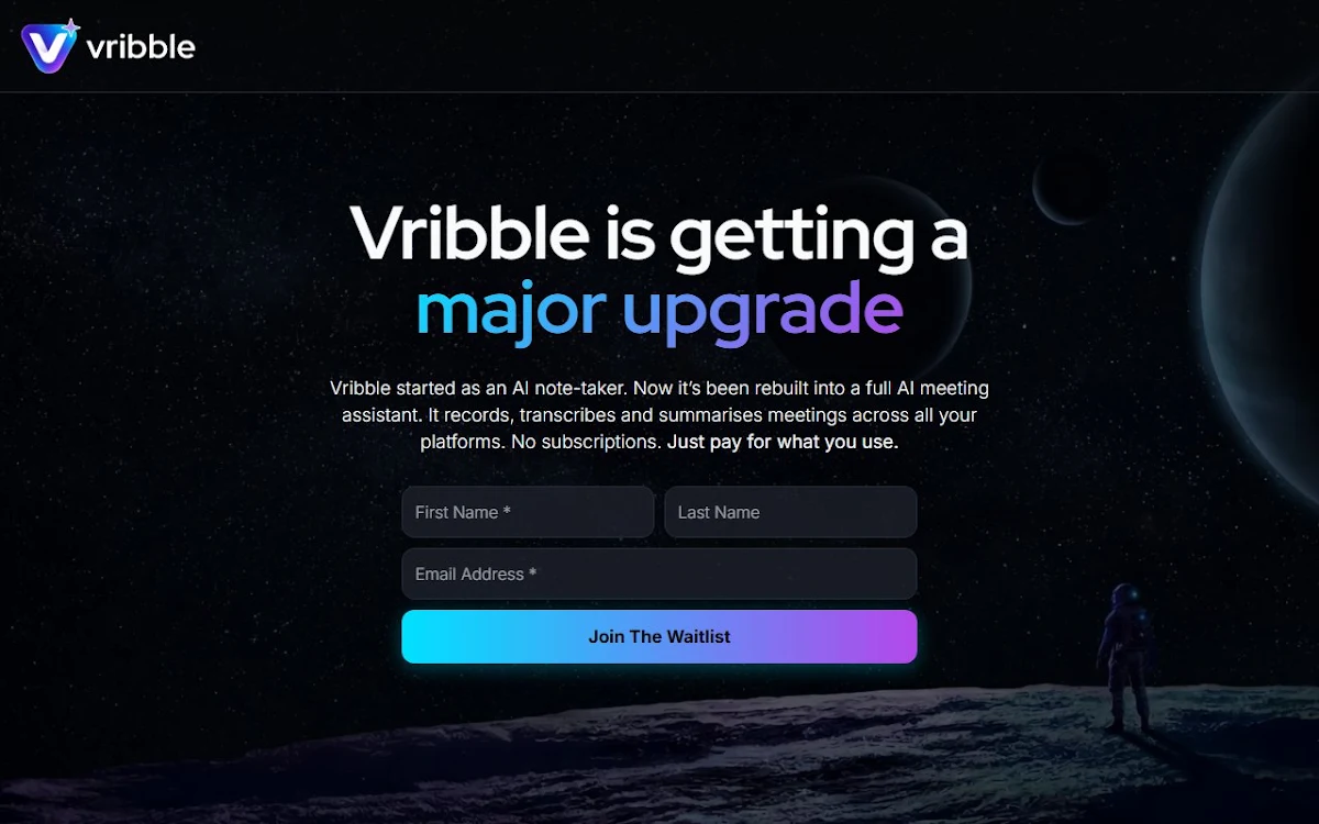 Captura de Vribble