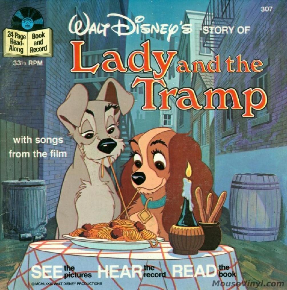 Bìa Lady and the Tramp Read Along