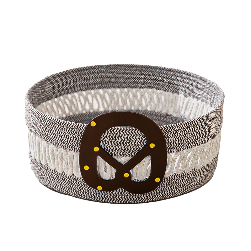 Woven pet bed, multiple shapes