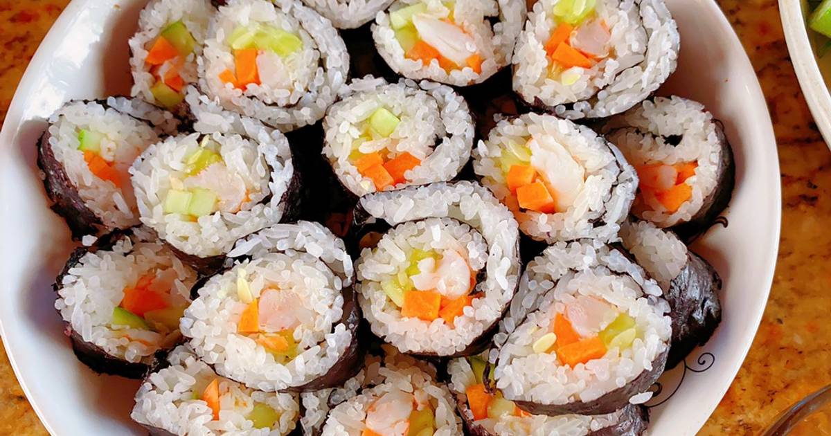 🍣🍘 Cơm cuộn tôm