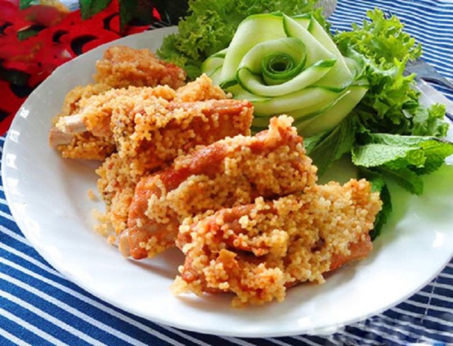 Sườn Hấp Hạt Kê