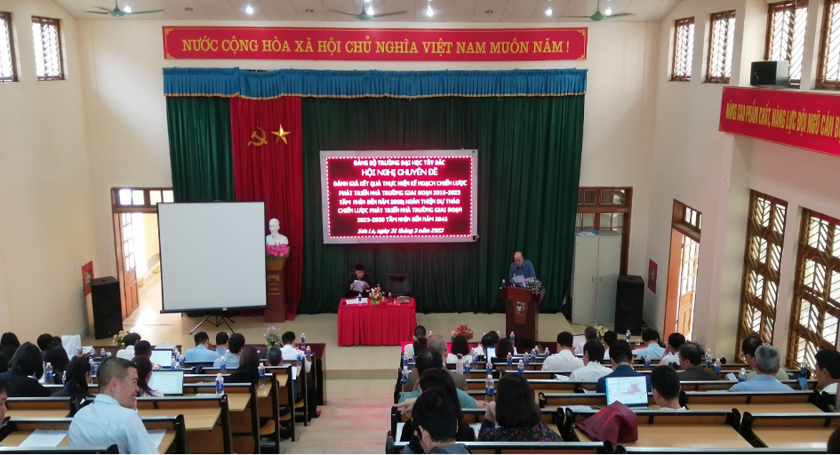 Hội nghị chuyên đề Đánh giá kết quả thực hiện Chiến lược phát triển Nhà trường giai đoạn 2018 - 2023 và tầm nhìn đến năm 2030, hoàn thiện dự thảo chiến lược phát triển nhà trường giai đoạn 2023 - 2030, tầm nhìn đến năm 2045