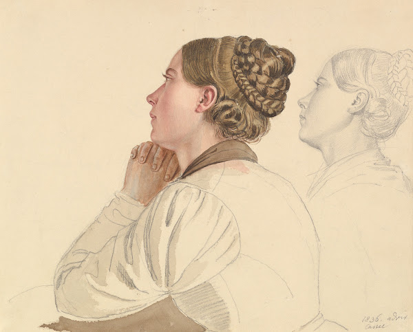 Studies of a Woman Praying early to mid 19th century