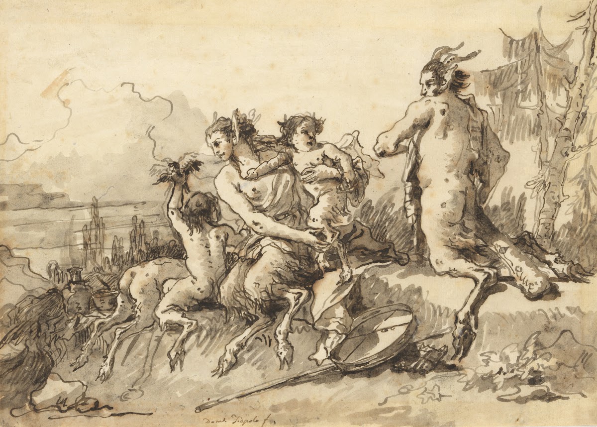 Satyr Family in a Wild Landscape ca 177191