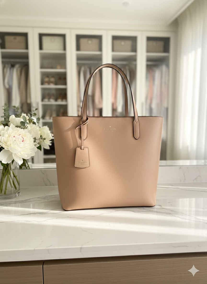 Bolso tote nude Kate Spade