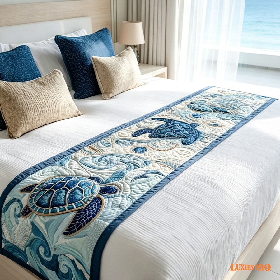 Free-Stitch Bed Skirt [Colored Edge]