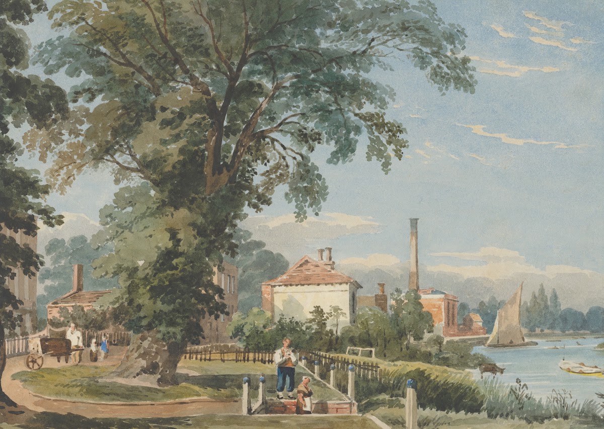 On the Thames at Hammersmith ca 1836