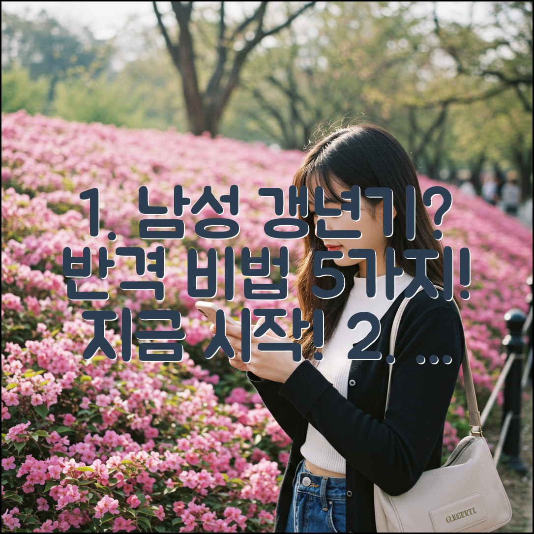 남성 갱년기 극복 5가지 비법