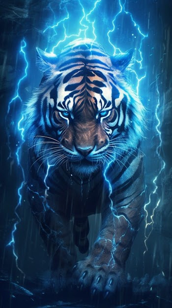 Glowing Tiger Picture