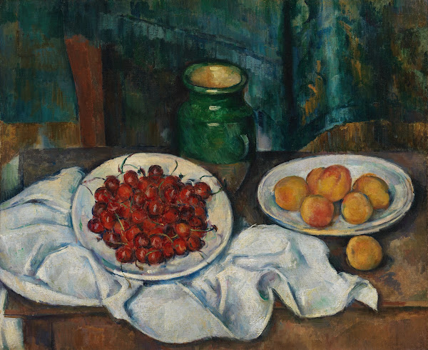 Still Life With Cherries And Peaches 1885 1887